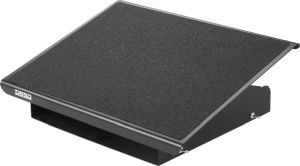 Desq voetensteun, metaal, 3 hoogte standen, heavy duty, zwart