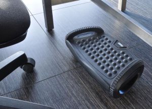 Desq voetensteun, 2 hoogte standen, schommel, zwart