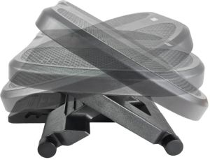 Desq voetensteun anti slip, 3 hoogte standen, zwart