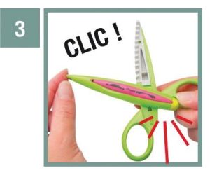 Maped kartelschaar Cr&eacute;a cut set: 1 schaar, 5 kartelmotieven en 2 verschillende samenstellingen