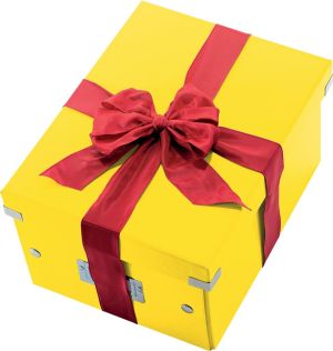 Leitz WOW opbergdoos Click & Store, ft A4, geel