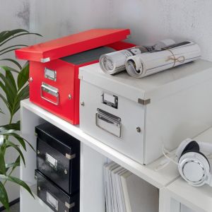 Leitz WOW opbergdoos Click & Store, ft M, rood