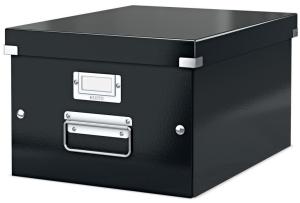 Leitz archiefdoos Wow C&S A4 - zwart