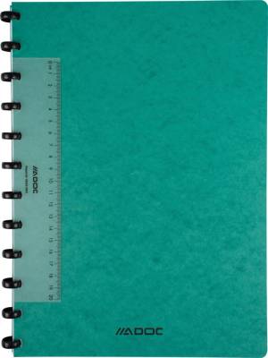 Adoc Classic cahier, ft A4, 144 pages, quadrill&eacute; commercial, couleurs assorties