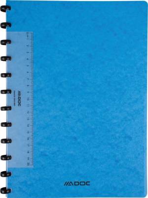 Adoc Classic cahier, ft A4, 144 pages, quadrill&eacute; commercial, couleurs assorties