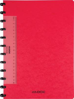 Adoc Classic cahier, ft A4, 144 pages, quadrill&eacute; commercial, couleurs assorties
