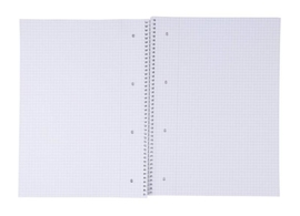 OFFICE products spiraalschrift, A4, 80 blad, geruit 5mm