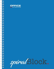 OFFICE products spiraalschrift, A5, 80 blad, geruit 5mm