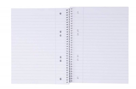 OFFICE products spiraalschrift, A5, 80 blad, gelijnd