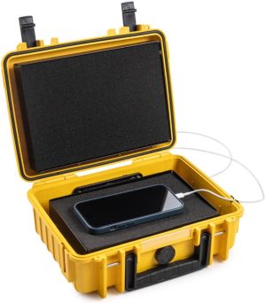 De Raat bo&icirc;tier pour batteries Lithium-Ion, small, 4 l, jaune