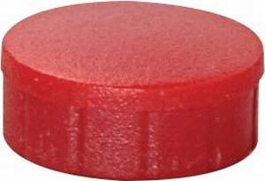 MAUL magneet Solid, 15 mm, trekkracht 150 gr, doos van 10 stuks, rood