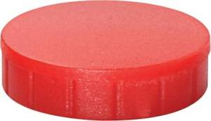 MAUL magneet Solid, 24 mm, trekkracht 600 gr, doos van 10 stuks, rood