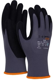 DONAU SAFETY gants de protection Flex, gris, S, taille 7