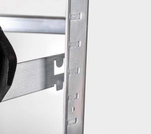 Avasco rek Strong Corner, ft 176 x 75 x 40 x 50 cm, 5 legborden, gegalvaniseerd