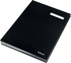 Esselte signataire, ft A4, 20 compartiments, noir