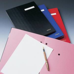 Esselte signataire, ft A4, 20 compartiments, bleu