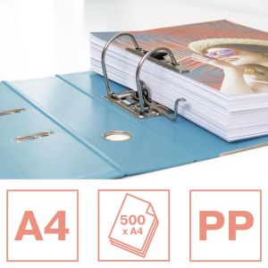 Esselte ordner Colour'Breeze, A4, PP, rug van 75 mm, bleu