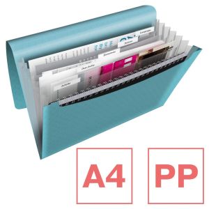 Esselte Colour'Breeze voorordner, 6 vakken, blauw