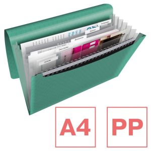 Esselte Colour'Breeze voorordner, 6 vakken, groen