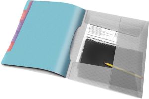 Esselte Colour'Breeze sorteermap, PP, ft A4, 6 tabs, assorti
