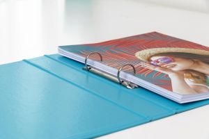 Esselte Colour'Breeze ringmap, 2 ringen, PP, ft A4, met harde kaft, blauw