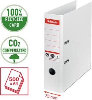 Esselte No.1 ordner, A4, rug 7,5 cm, wit