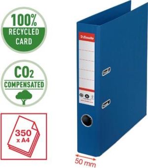 Esselte No.1 ordner, A4, rug 5 cm, blauw