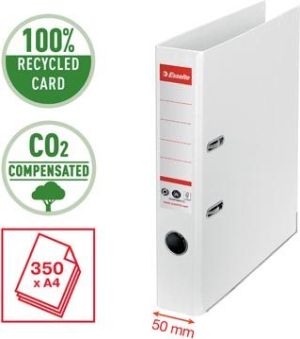 Esselte No.1 ordner, A4, rug 5 cm, wit