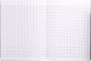 Clairefontaine cahier Metric pour ft A4+, 96 pages, s&eacute;y&egrave;s, couleurs assorties