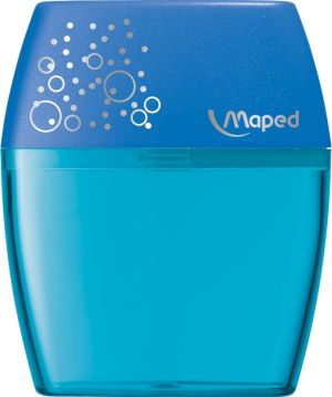Maped potloodslijper Shaker, 2 gaats, geassorteerde kleuren, blister van 1 stuk