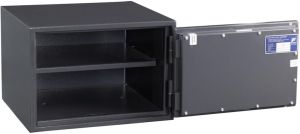 De Raat DRS Global 2 K kluis, met sleutelslot, 26 l