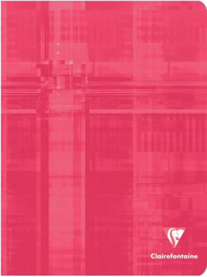 Clairefontaine cahier Metric, ft 17 x 22 cm, 96 pages, s&eacute;y&egrave;s, couleurs assorties
