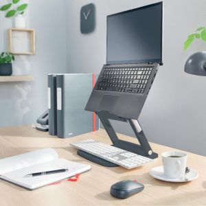 Leitz Ergo verstelbare laptopstandaard, grijs