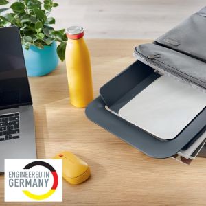 Leitz Ergo Cosy laptopstandaard, 80 % gerecycleerd kunststof, grijs