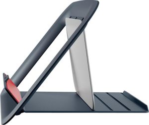 Leitz Ergo Cosy laptopstandaard, 80 % gerecycleerd kunststof, grijs