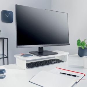 Leitz Ergo monitorstandaard, wit