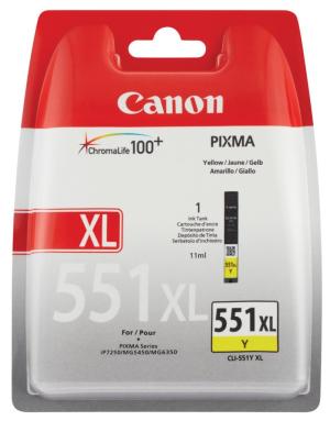 Canon cartouche d'encre CLI-551XLY jaune XL- 11ml