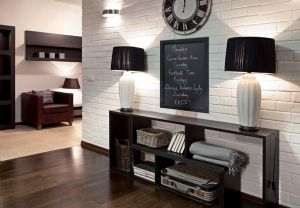 Securit krijtbord Woody ft 60 x 40 cm, zwart