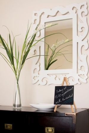 Securit tafelkrijtbord mini driepoot, beuk