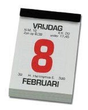 Dagblokkalender Huisvriend 2026