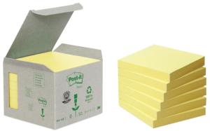 Post-it Recycled Tower Pack Jaune ft 76 