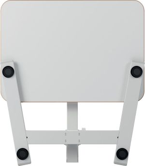 Leitz Ergo inklapbaar Zit/Sta bureau, klein, manueel, op voet