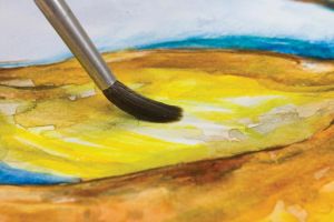 Gallery aquarelpenseel, blister met 6 penselen, nr 01 tot en met 06