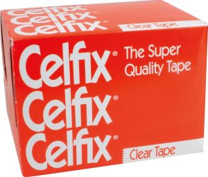 Celfix plakband cellulose ft 12 mm x 66 m