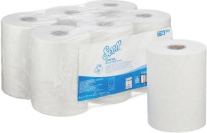 Scott handdoekrol Slimrol, 1-laags, 165 m per rol, pak van 6 rollen