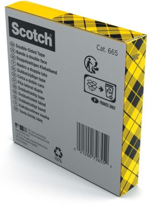 Scotch ruban adh&eacute;sif double-face ft 19 mm x 33 m