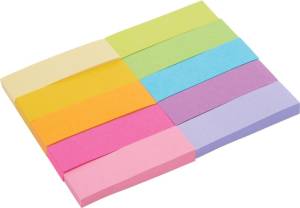 Post-It notes markers, 50 blaadjes, pak van 10 blokken, geassorteerde kleuren