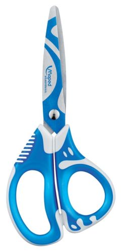 Maped schaar Zenoa fit, 13 cm, asymmetrische ogen, op blister