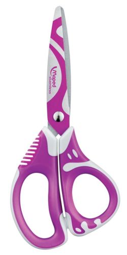 Maped schaar Zenoa fit, 13 cm, asymmetrische ogen, op blister