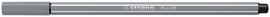 STABILO Pen 68 viltstift, grijs